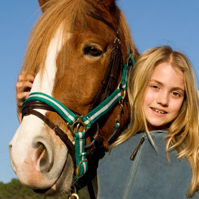 Girl with horse